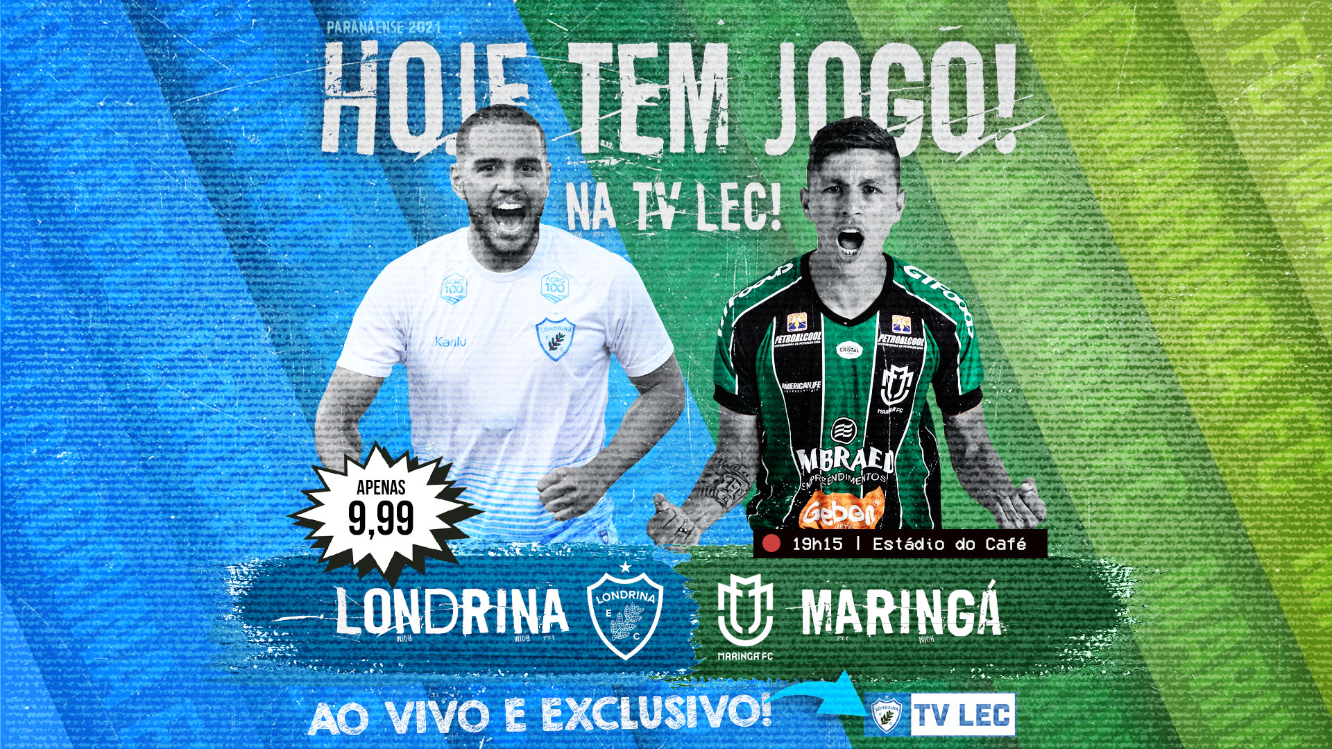 Tem Londrina x Maringá FC ao vivo e exclusivo hoje na TV LEC; Veja como assistir ao jogo!